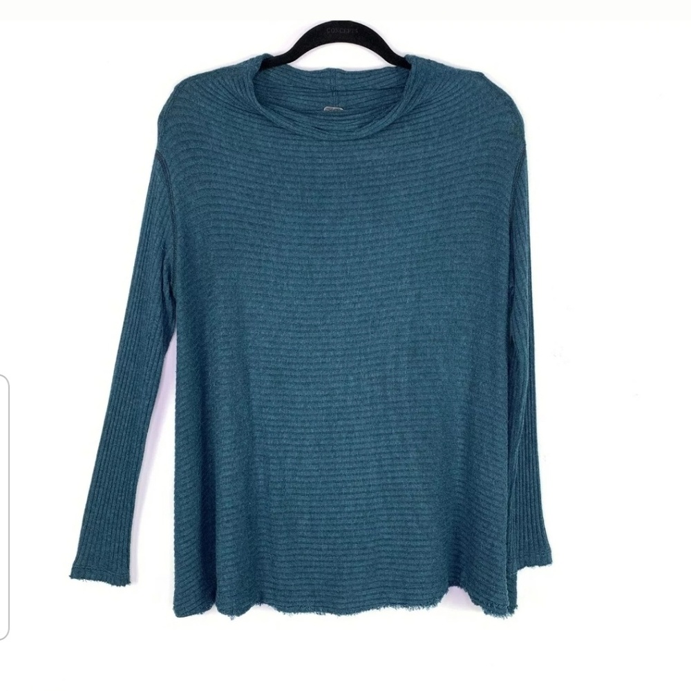 Free People We The Free Top Sz XS Long Sleeve Mock